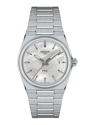 Жіночий годинник tissot 'prx' t137.210.11.111.00 (35 мм)