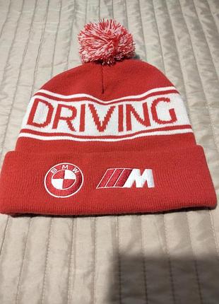 Новая зимняя шапка bmw m driving experience (лимитированный мерч steinbeuer)
