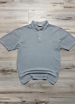 Футболка поло ив сен лоран yves saint laurent vintage logo polo, l, оригинал