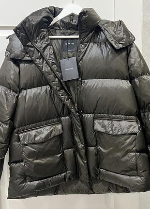 Пуховик жіночий massimo dutti чорний 2