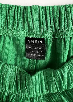 Брюки жіночі shein зелені легкі