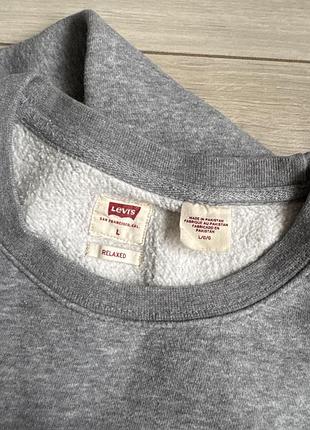 Кофта чоловіча levi’s сіра 3