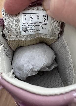 Черевики лакові шкіряні, 21 р clarks, нові 4