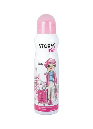 Парфумований дезодорант-спрей storm kids candy для дівчаток, 150 мл лівеста livesta