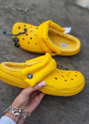 Сабо crocs lined размера m13
