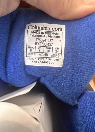 Чоботи для дітей columbia сині 6