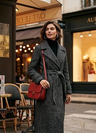 Стильне сіре пальто h&amp;m