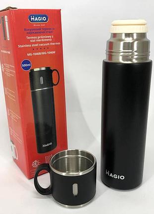 Термос для чая magio mg-1046b 0.5 л, бытовой термос домашний для дома хороший чая hn-12