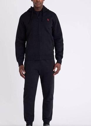 Спортивний костюм чоловічий оригінальний u.s. polo assn. чорний