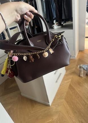 Сумка для жінок coach коричнева 3
