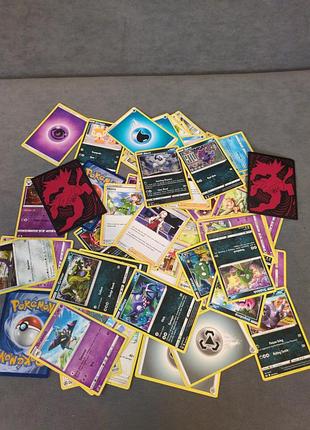 Набор карт покемон (pokemon tcg) - 64 шт. + фирменный протектор