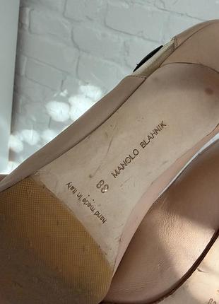 Туфли manolo blahnik оригинал, кожа 2