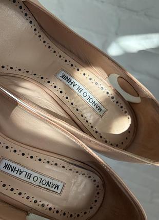 Туфли manolo blahnik оригинал, кожа 3
