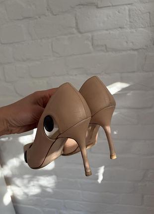 Туфли manolo blahnik оригинал, кожа 4
