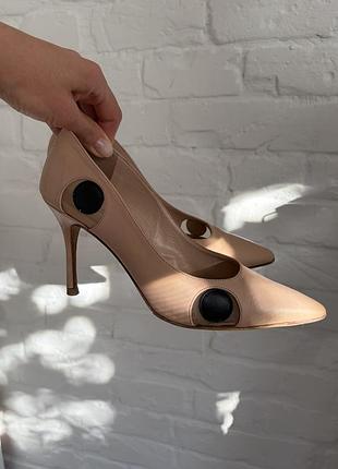 Туфли manolo blahnik оригинал, кожа 5