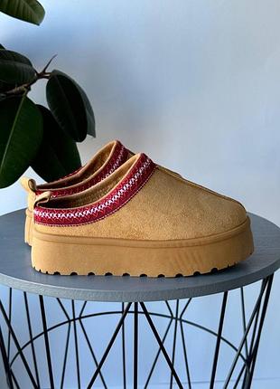 Уггі жіночі ugg короткі коричневі замшеві з хутром