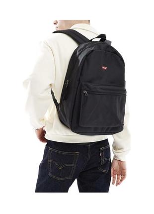 Новый рюкзак levi’s (левис basic backpack black) с англии 2