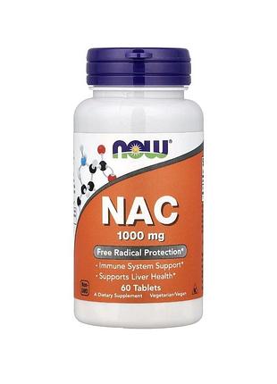 Nac, 1000мг, 60 таблеток