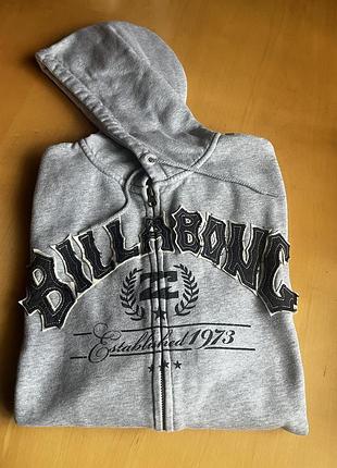 Худі billabong сіре з аплікацією