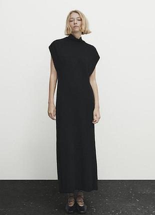 Платье макси massimo dutti