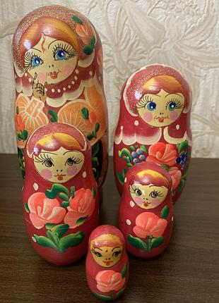 Сувенір матрьошка 5 в 1