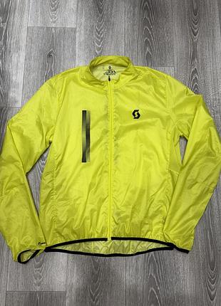 Вітровка scott, у салатовому кольорі , в розмірі l-xl