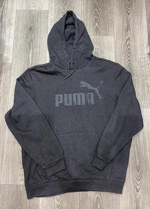 Худі puma , у темно-сірому кольорі , в розмірі xl