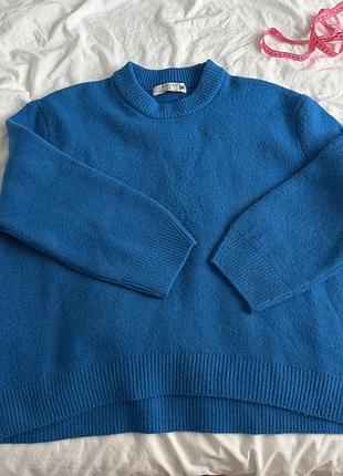 Новый свитер синего цвета primark, размер м