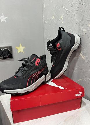 Термо кросівки puma obstruct profoam mid black 379651-04, у чорному кольорі , в розмірі 40.5 (26 см)