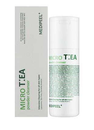 Глибоко очищувальна ензимна пудра medi-peel micro tea powder cleanser