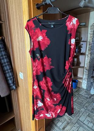 Сукня-футляр з драпуванням lauren ralph lauren, розмір 14w (плюс сайз)