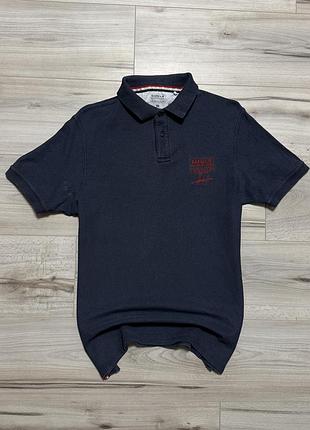 Индиго футболка поло барбур интернешн barbour international steve mcqueen collection, m, оригинал