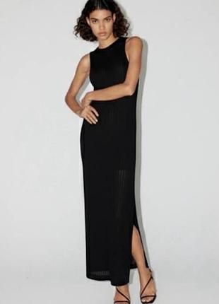 Платье макси по фигуре massimo dutti