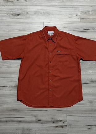 Треккинговая рубашка коломбия columbia grt omni-dry short sleeve shirt, xl, оригинал