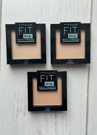 Пудра maybelline new york fit me matte poreless powder