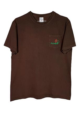 Футболка чоловіча noah pocket tee коричнева, розмір m