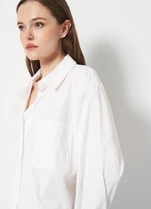 Бавовняна сорочка оверсайз h&m m