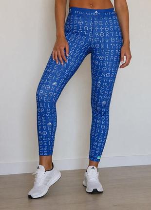💙 жіночі легінси adidas stellasport — оригінал, яскравий спортивний стиль! лосіни для залу бігу фітнесу нові які