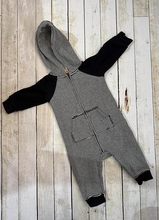 Ромпер для хлопчиків carter's бавовняний з утепленням 6 місяців