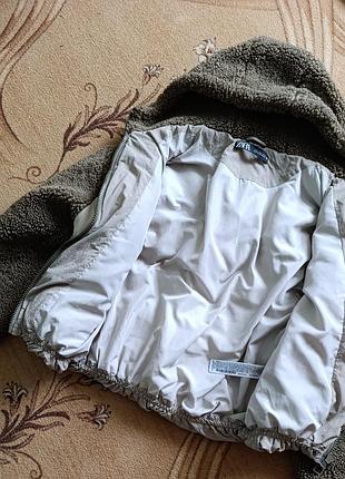 Куртка жіноча zara тедді