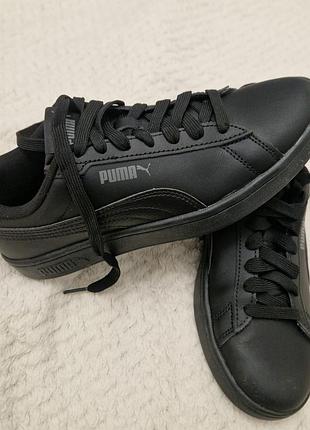 Підліткові кросівки puma — чорні, 37 розмір  (стан нової речі)