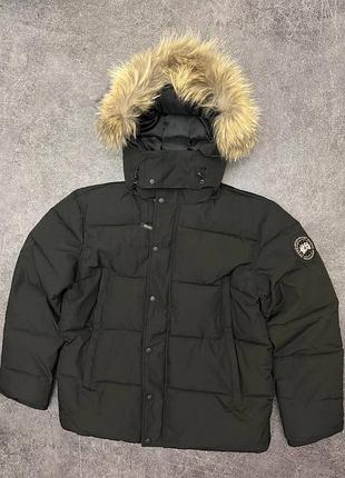 Куртка canada goose black logo