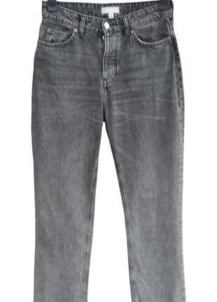 Женские джинсы  h&m,gray  washed denim, р. eur 38