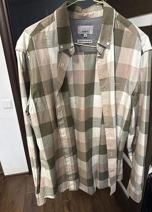 Сорочка чоловіча в клітинку m&s