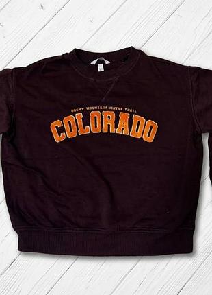 Вінтажний світшот h&m «colorado / rocky mountain»