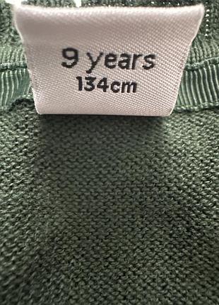 💚кардиган для дівчинки, зелений, 134 см🖤 5