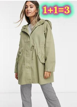 ​жіноча парка asos design хакі (100% бавовна, розмір l / uk 14)
​демісезонна парка asos оливкового кольору (l / eu 42) + акція 1+1=3