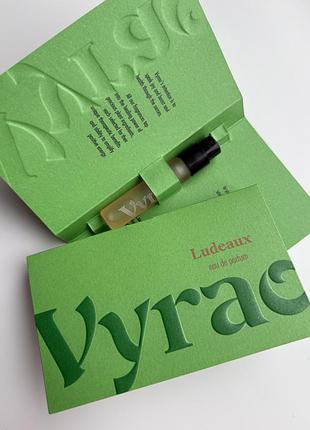 Мініатюра парфумованої води vyrao ludeaux eau de parfum