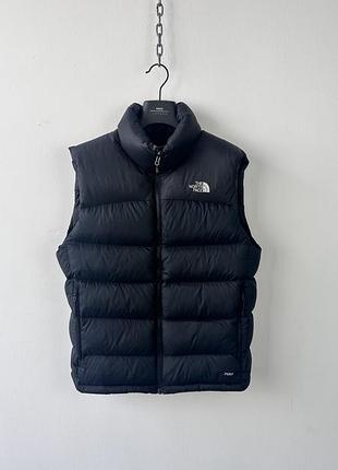 Пухова жилетка the north face 700 down puffer vest mens size m black nuptse gorpcore streetwear