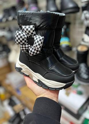 Вау-ефект гарантовано! 🤩 унікальні дутики з шаховим бантом! 🤍🖤